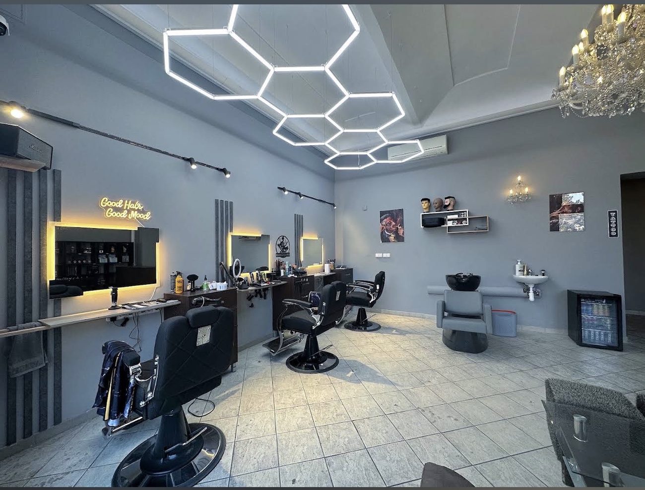 Barbershop before photo